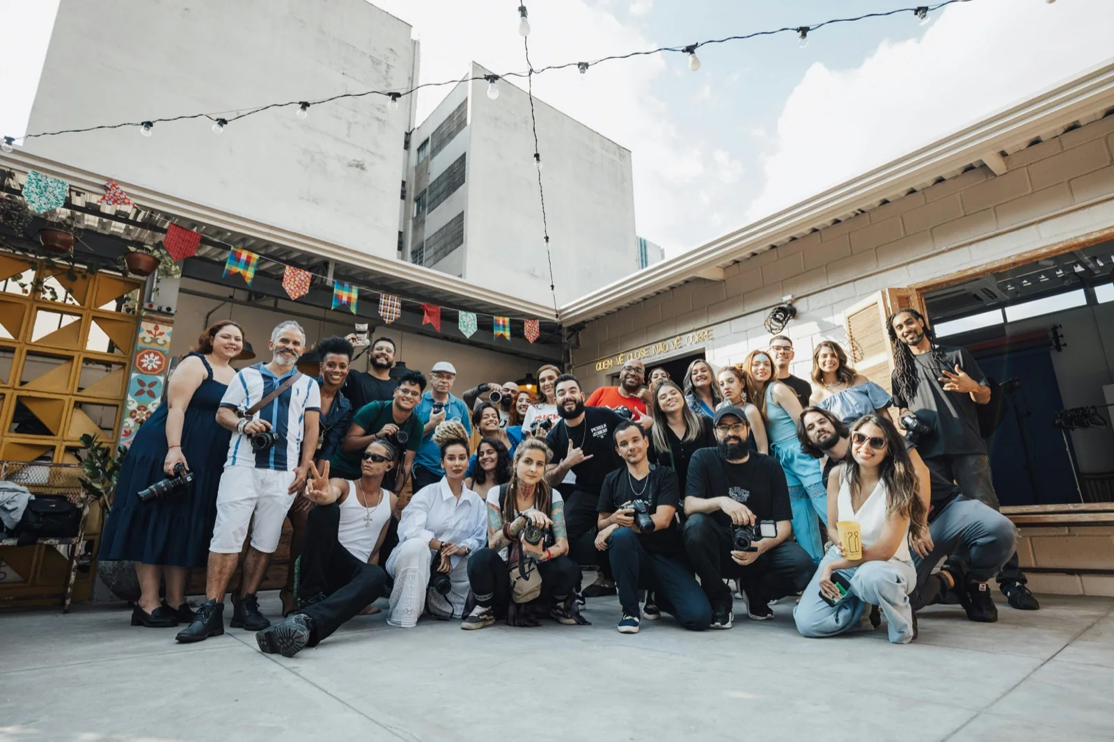 The VideoRep team on set
