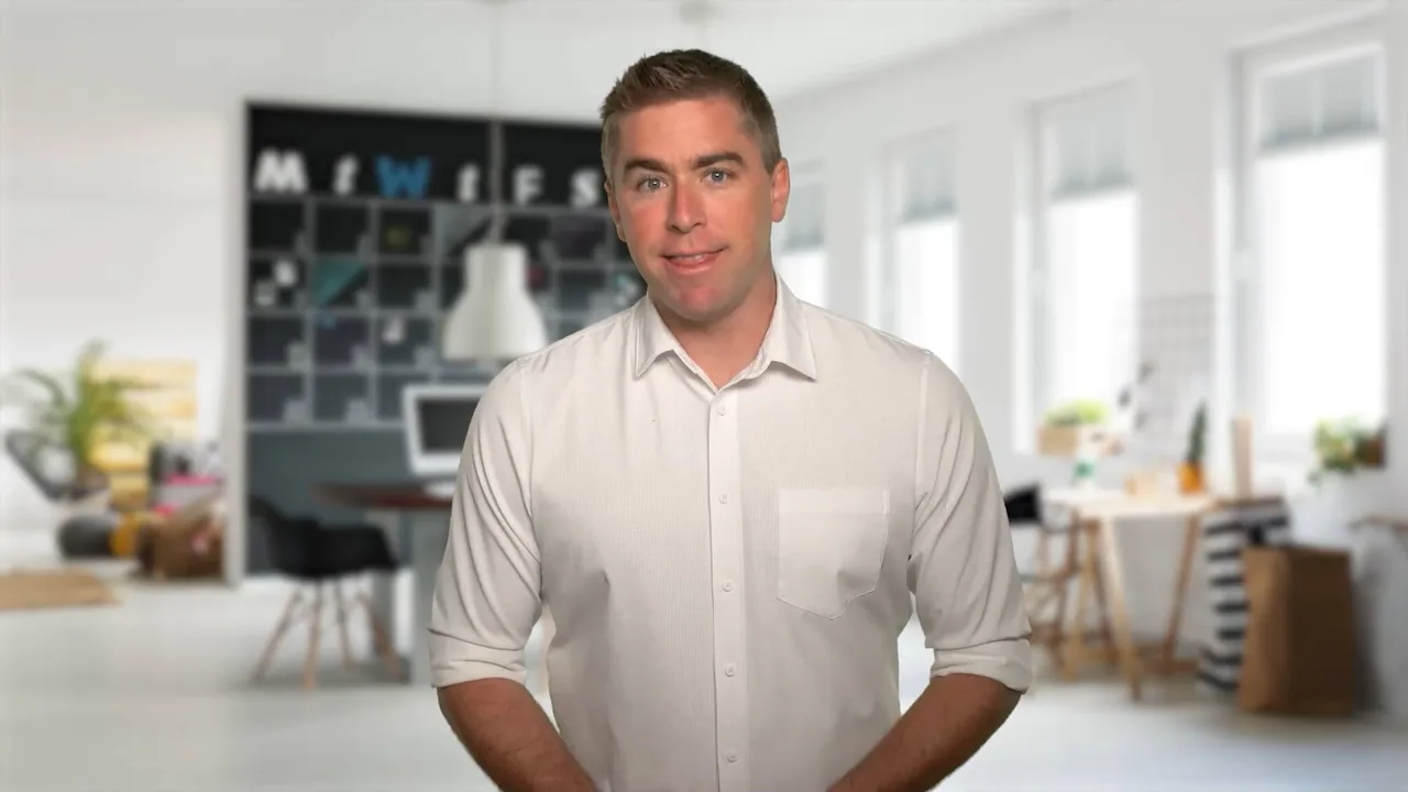 Presenter-led finance video
